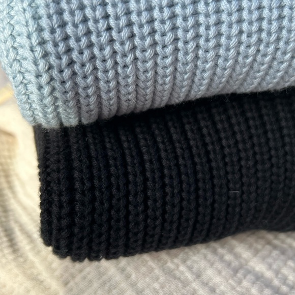 NWT SET/2 QUINCE 100% Organic Cotton Fisherman Boatneck Sweater SMALL NWT RARE! - Picture 7 of 11